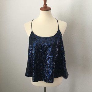 Sequin Halter Top